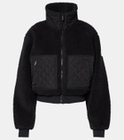 Alo Yoga Edge fleece bomber jacket