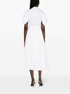 ALEXANDER MCQUEEN - Organic Cotton Midi Dress