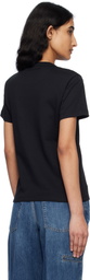 Helmut Lang Black Slim Logo T-shirt