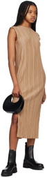 ANINE BING Brown Melanie Midi Dress