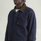 Café Mountain Men's Patchwork Workers Jacket in Blue And Bark Patchwork