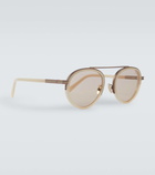 Zegna Orizzonte aviator sunglasses