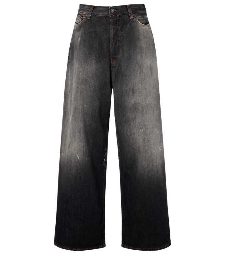 Photo: Acne Studios 2023 distressed wide-leg jeans