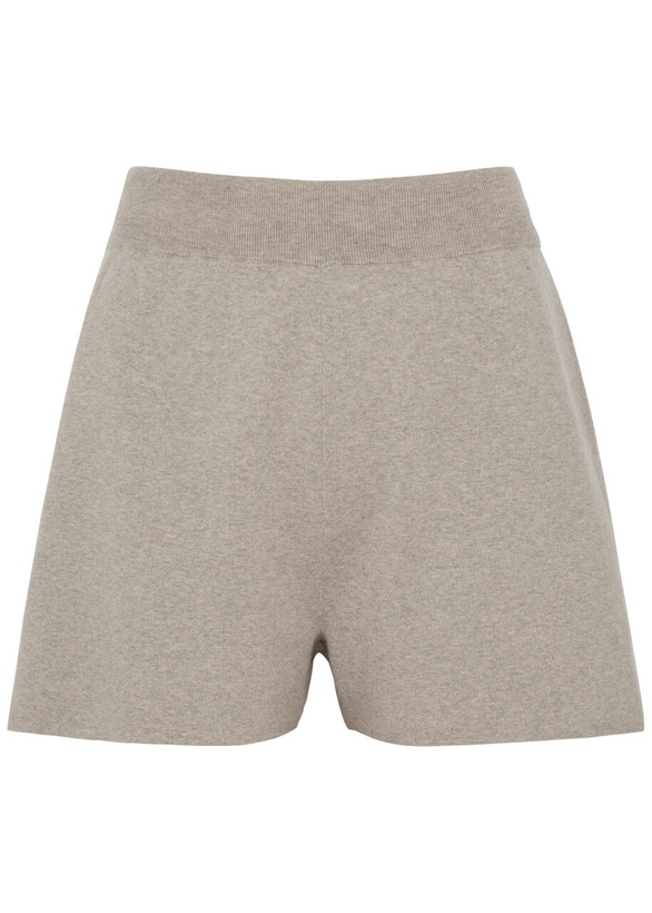 Photo: Extreme Cashmere N°337 Boy Cotton and Cashmere-blend Shorts - Beige - One Size