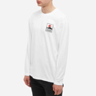 Edwin Men's Long Sleeve Sunset On Mt. Fuji T-Shirt in White