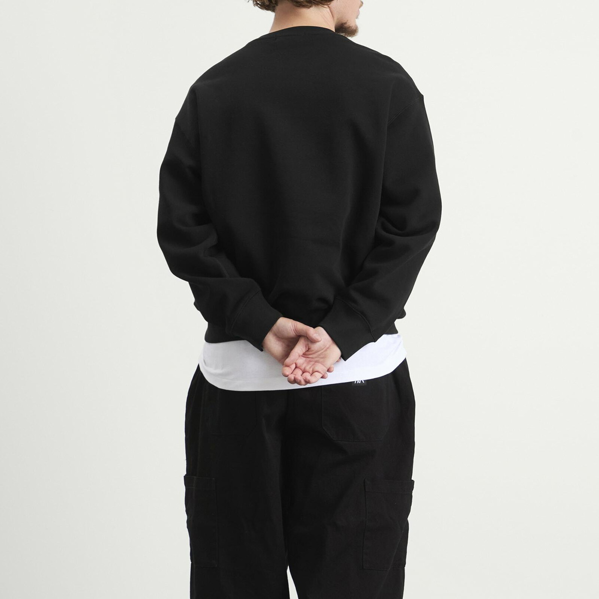 A Bathing Ape Men's Tree Edge Camo College Sweatshirt in Black