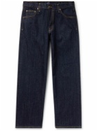 Noah - Stovepipe Straight-Leg Selvedge Jeans - Blue
