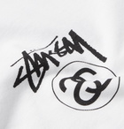 Stüssy - Logo-Printed Cotton-Jersey T-Shirt - White