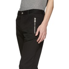 Balmain Black Monogram Chino Trousers