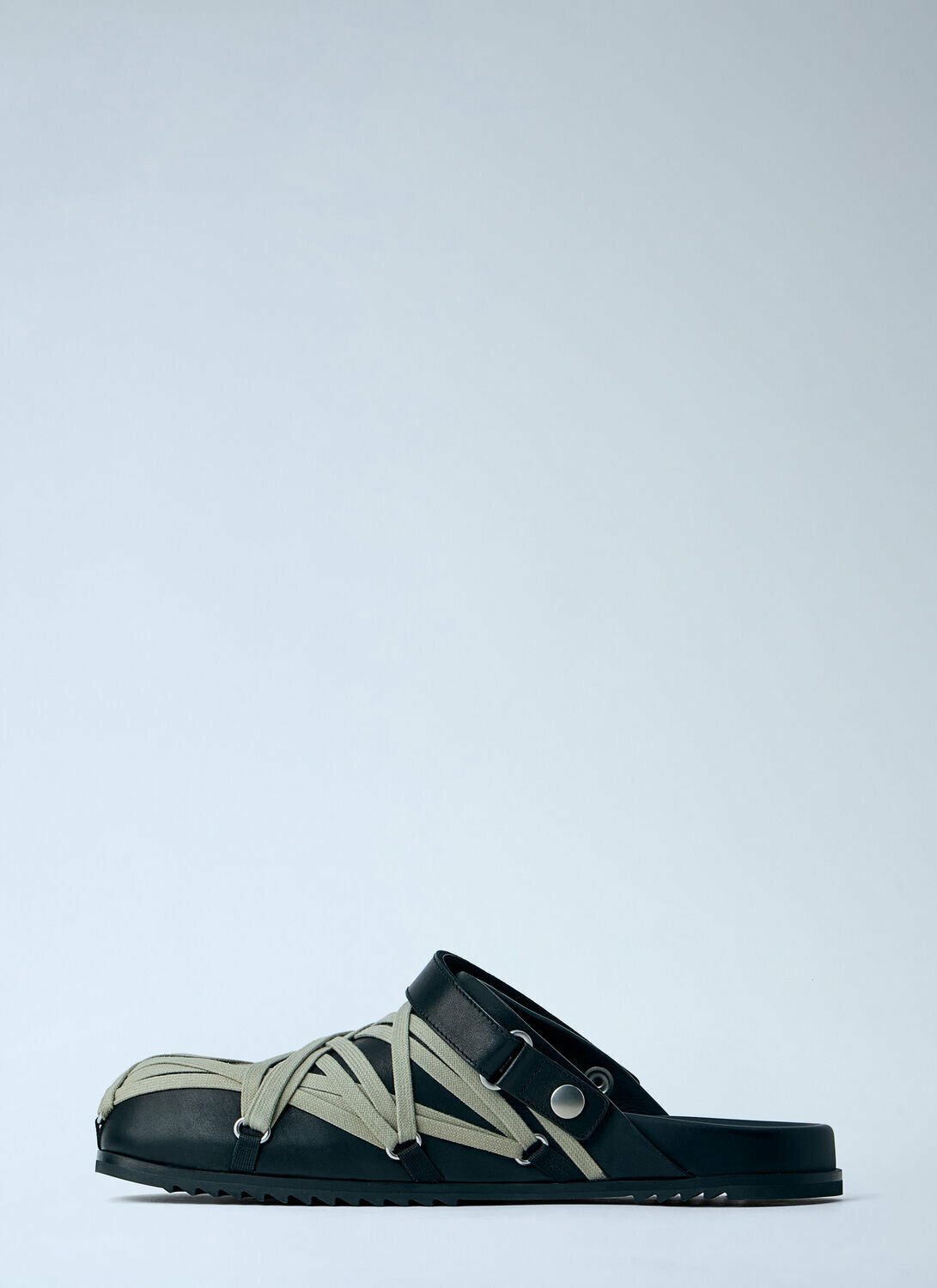 Rick Owens Megalace Mule Granola Flats