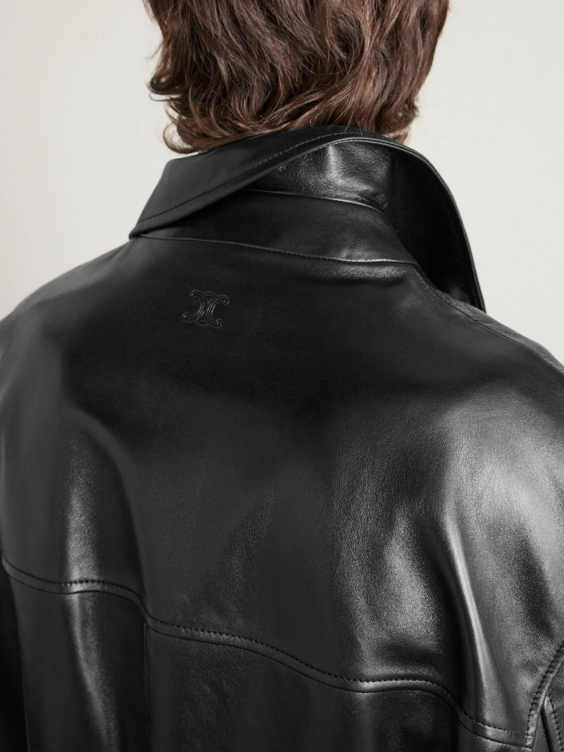 CELINE - Leather Jacket - Black