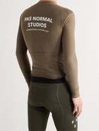 PAS NORMAL STUDIOS - Logo-Print Cycling Jersey - Neutrals