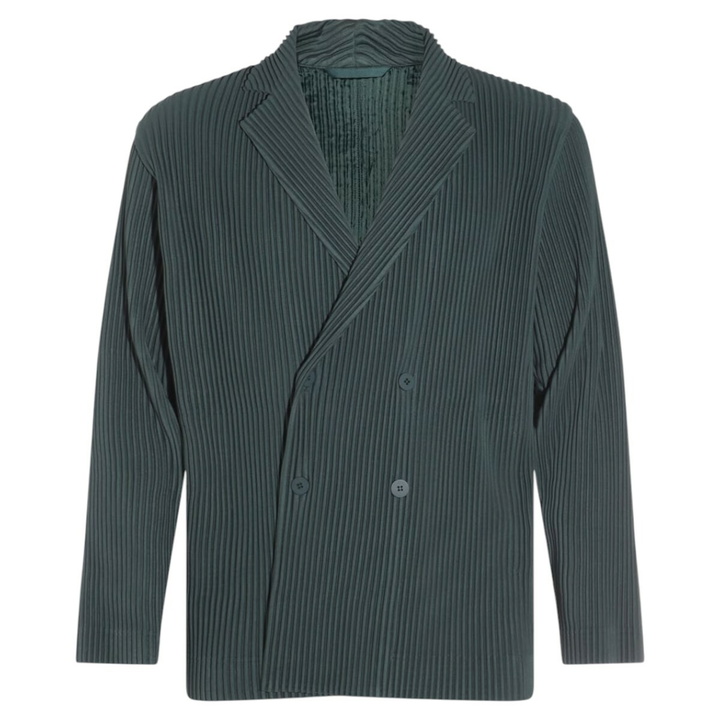 Photo: Homme Plissé Issey Miyake Dark Green Blazer