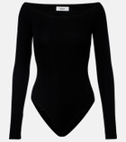 Agolde Maren off-shoulder bodysuit