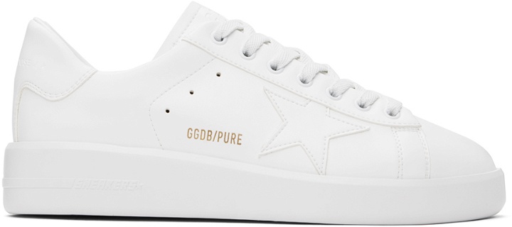 Photo: Golden Goose White Purestar Bio-Based Sneakers