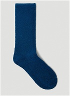 Terry Rolled Socks in Blue