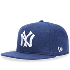 New Era NY Yankees Wool 59Fifty Fitted Cap in Navy