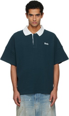 Rhude Navy Piqué Polo