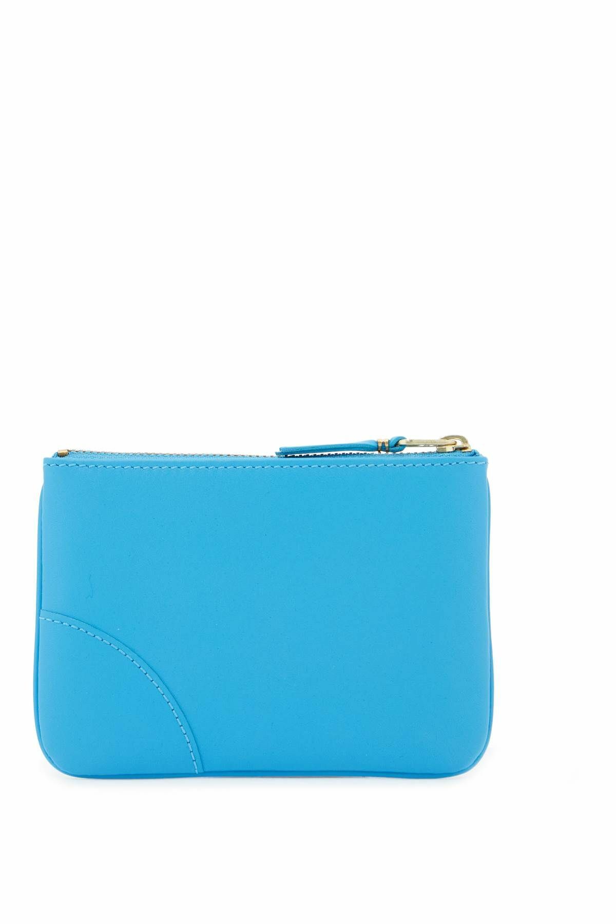 COMME DES GARCONS WALLET "classic leather mini pouch for everyday Light blue