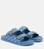 Gucci GG denim sandals