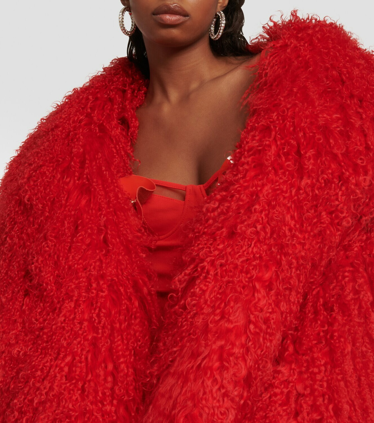 David Koma Shearling jacket