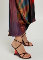 Roksanda Alia Draped Silk-satin Midi Dress Multi Print