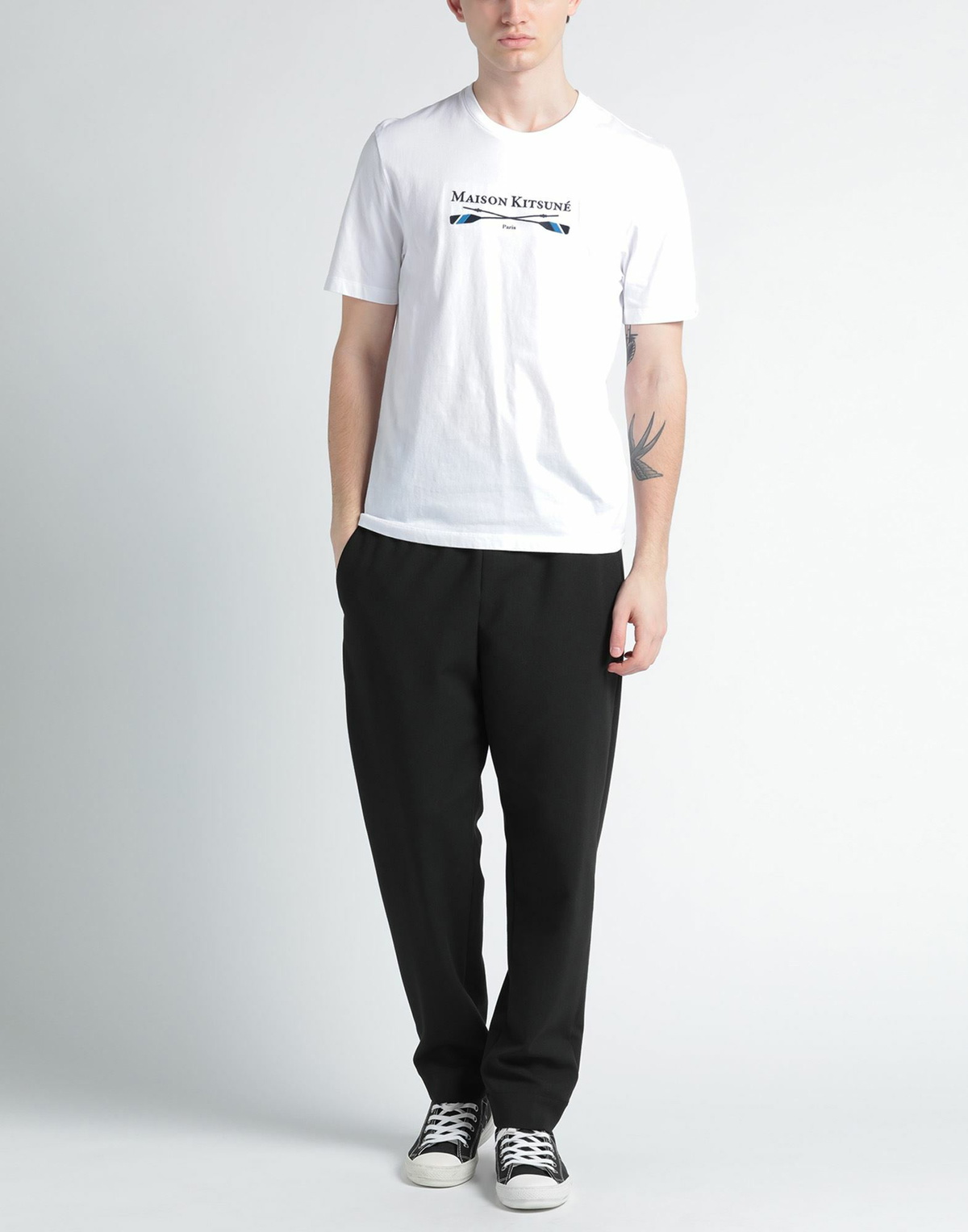 Maison Kitsuné Mens T-shirt in White