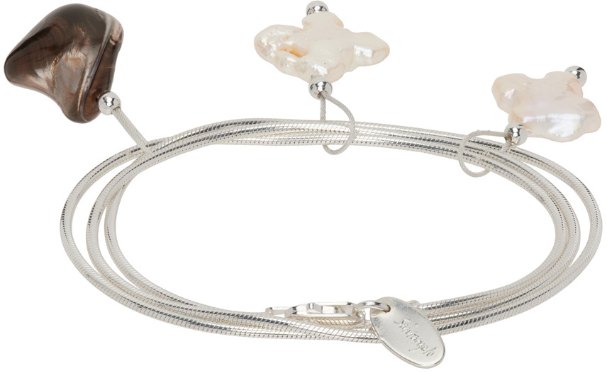 Santangelo SSENSE Exclusive Silver Pronto Anklet
