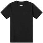 Sacai Men's Side Zip T-Shirt in Black