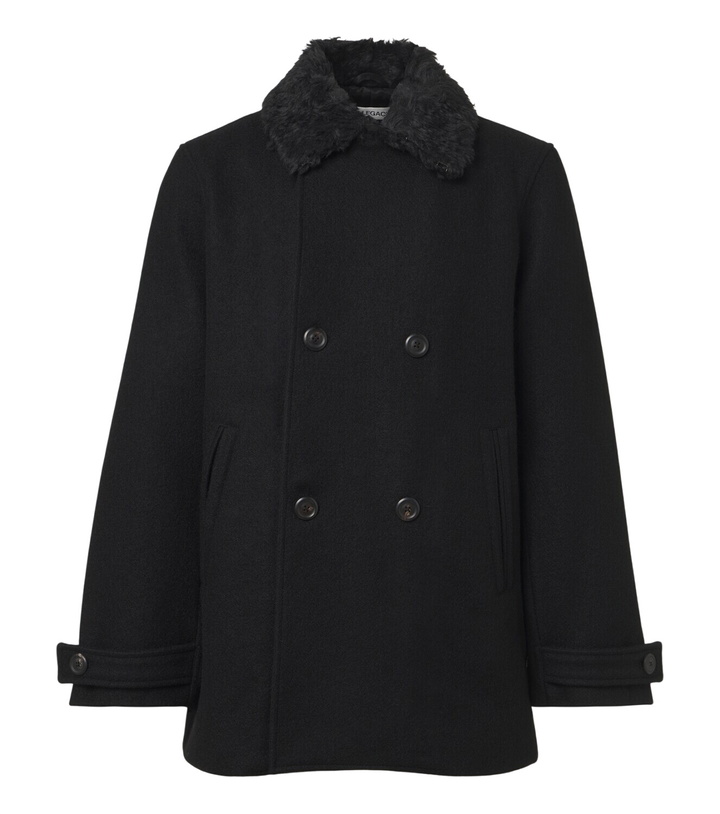 Photo: Our Legacy Wage virgin wool peacoat