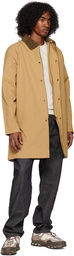 Barbour Beige Ashi Mac Casual Trench Coat