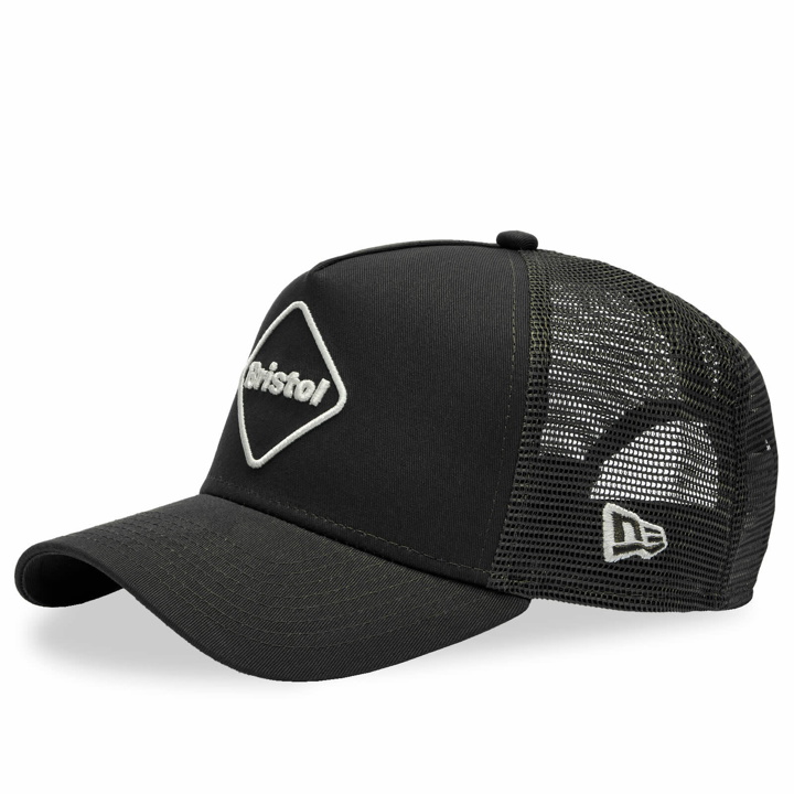 Photo: F.C. Real Bristol Men's New Era 9Forty A-Frame Mesh Cap in Black 