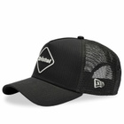 F.C. Real Bristol Men's New Era 9Forty A-Frame Mesh Cap in Black 