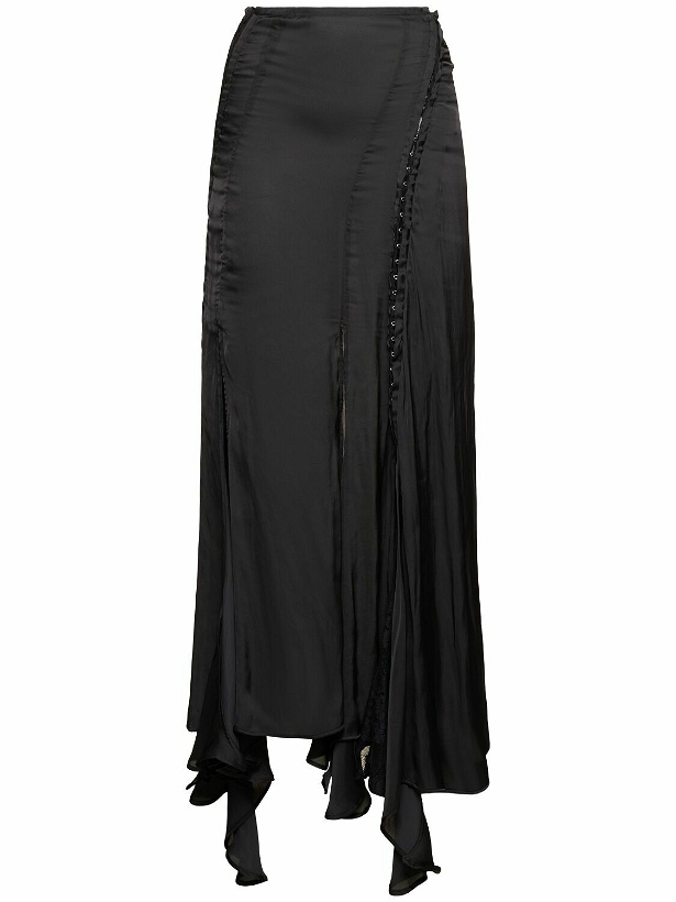 Photo: Y/PROJECT Jersey & Lace Long Skirt with Hooks