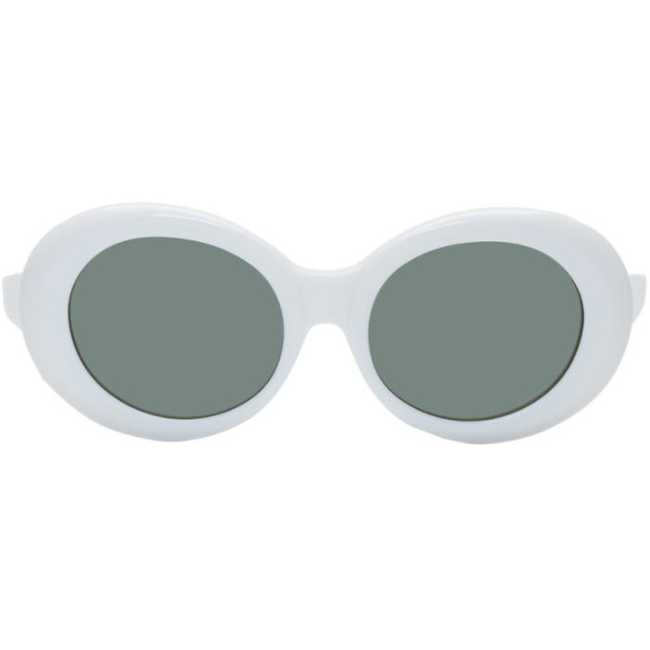 Photo: RAEN White Luxury Wig Edition Figurative Sunglasses 