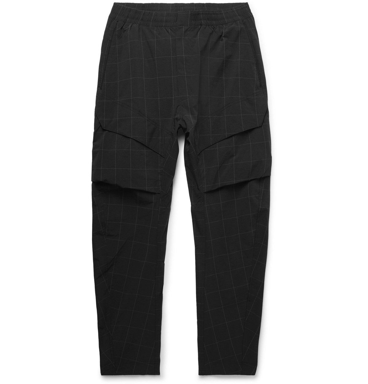 Nike - Tech Pack Tapered Checked Stretch Nylon-Blend Cargo