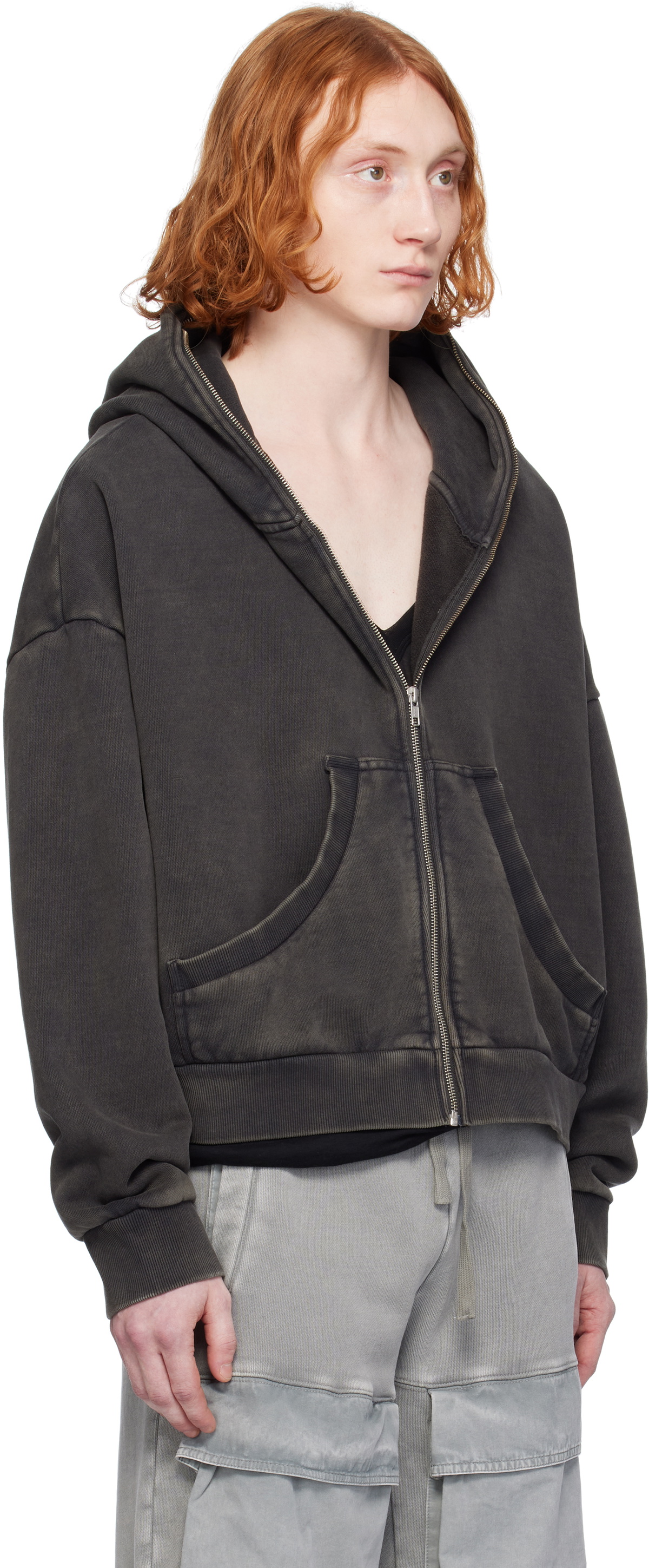 Entire Studios Black Eternal Zip Hoodie Entire Studios