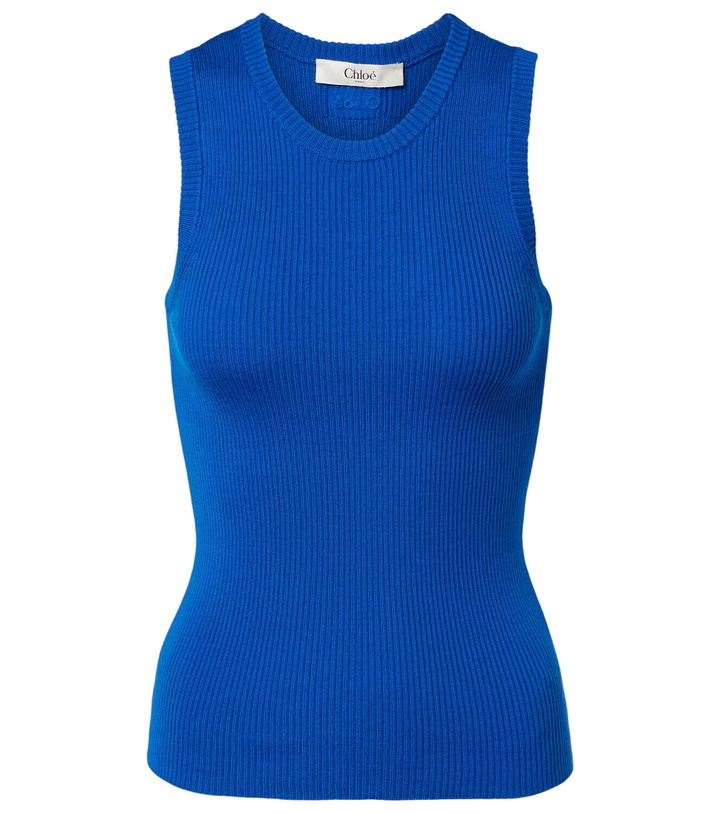 Photo: Chloé Ribbed-knit wool tank top