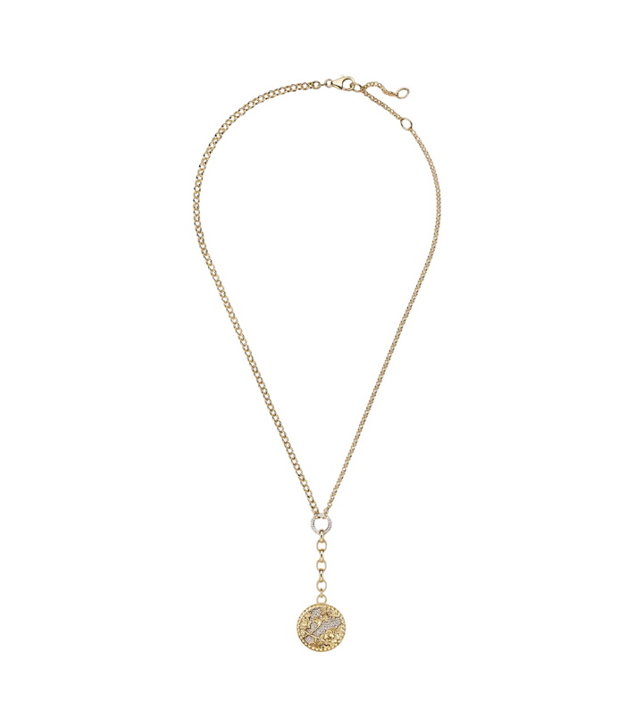 Photo: FoundRae Resilience Blossoms Medium 18kt gold necklace with diamonds