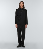 Jil Sander - Zipped wool gabardine shirt