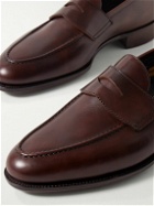 George Cleverley - Bradley II Leather Penny Loafers - Brown
