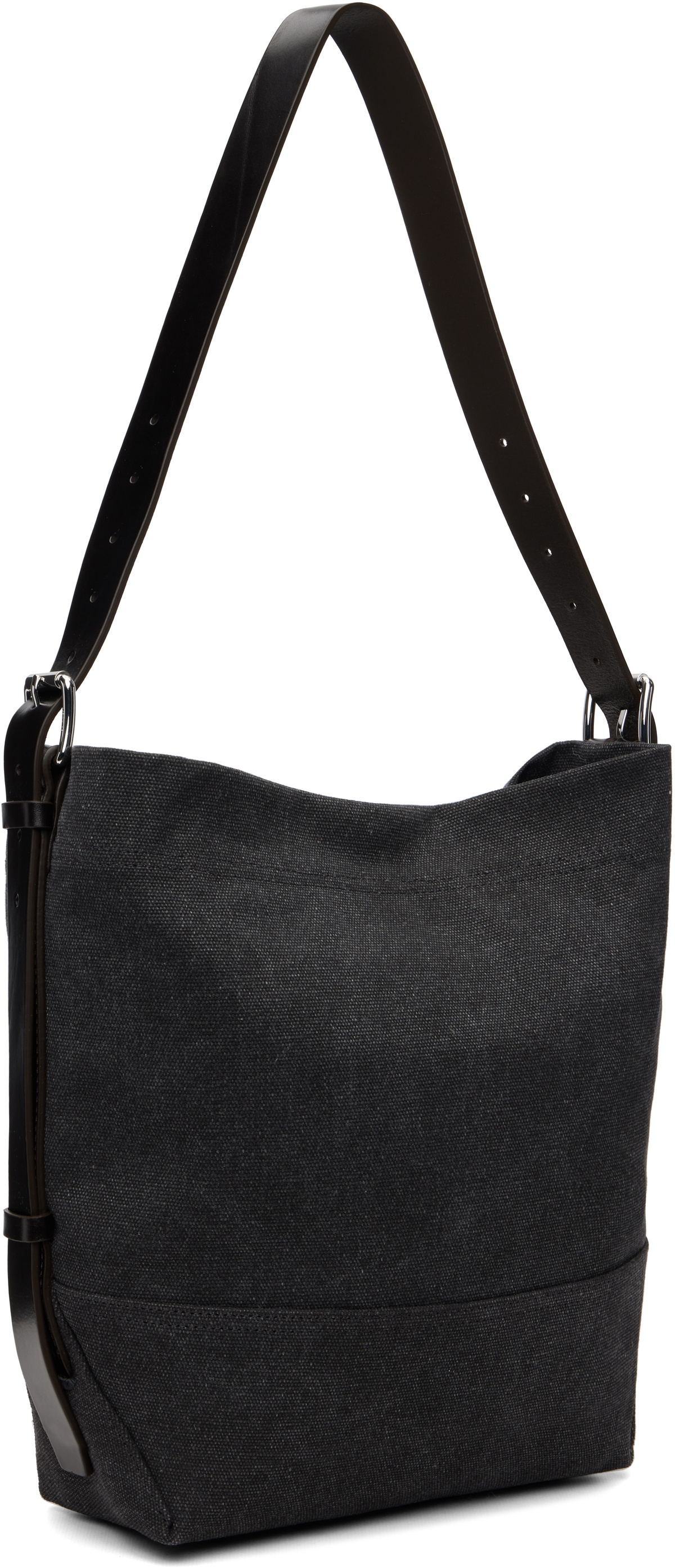 LEMAIRE Black Small Belted Tote