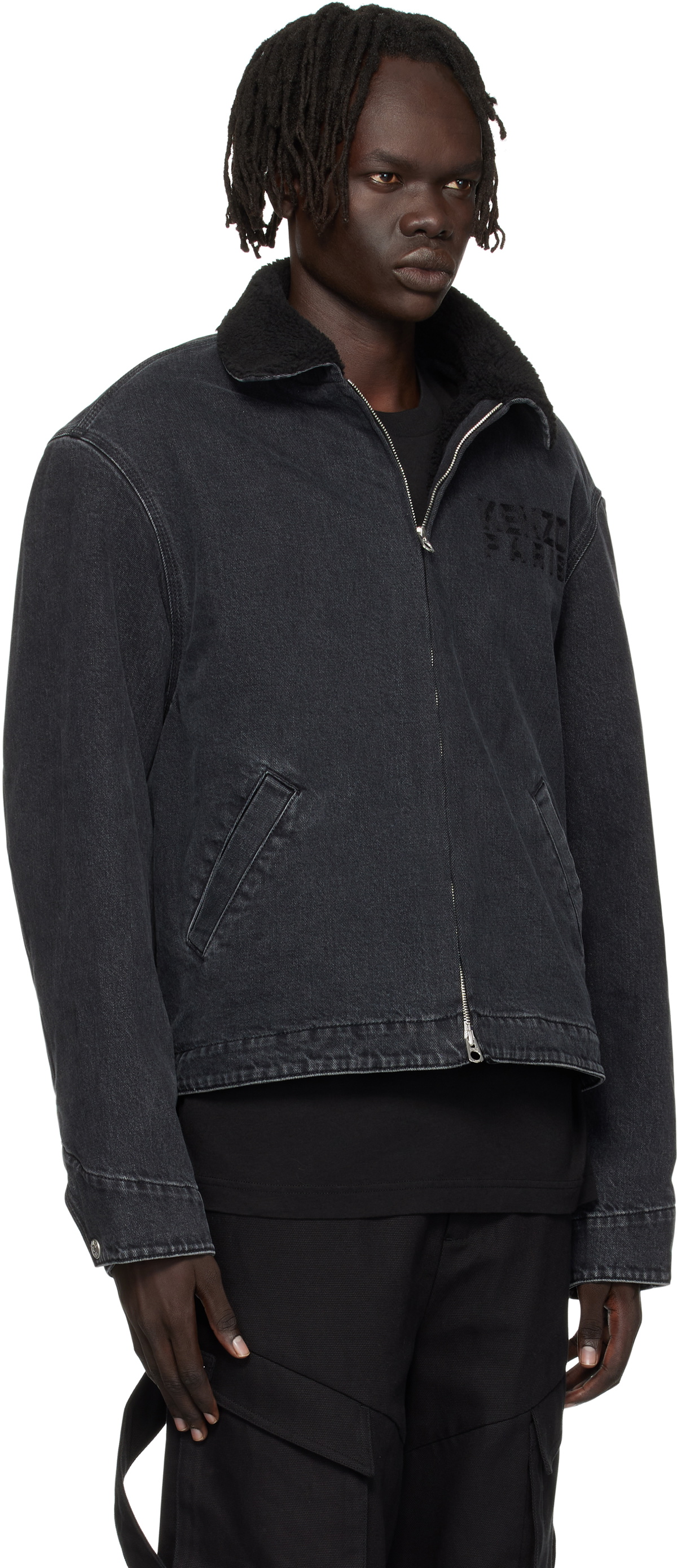 Kenzo Black Kenzo Paris 'KENZO Happy Tiger' Utility Jacket