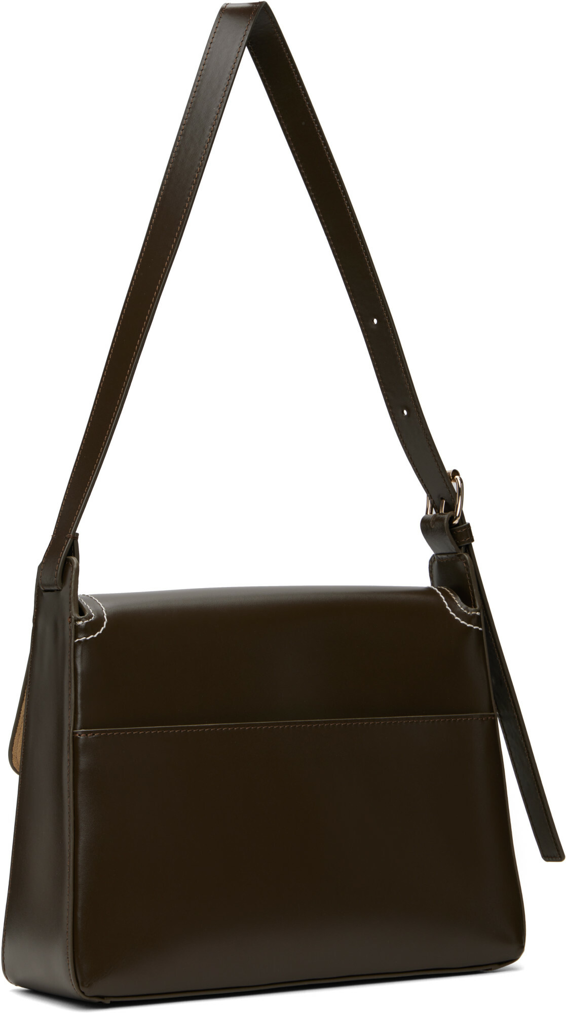 A.P.C. Khaki Virginie Flap Bag