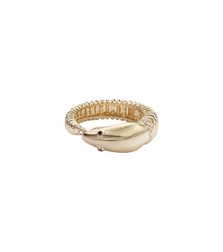 Photo: Yvonne Léon Écrevisse 9kt gold ring with diamonds