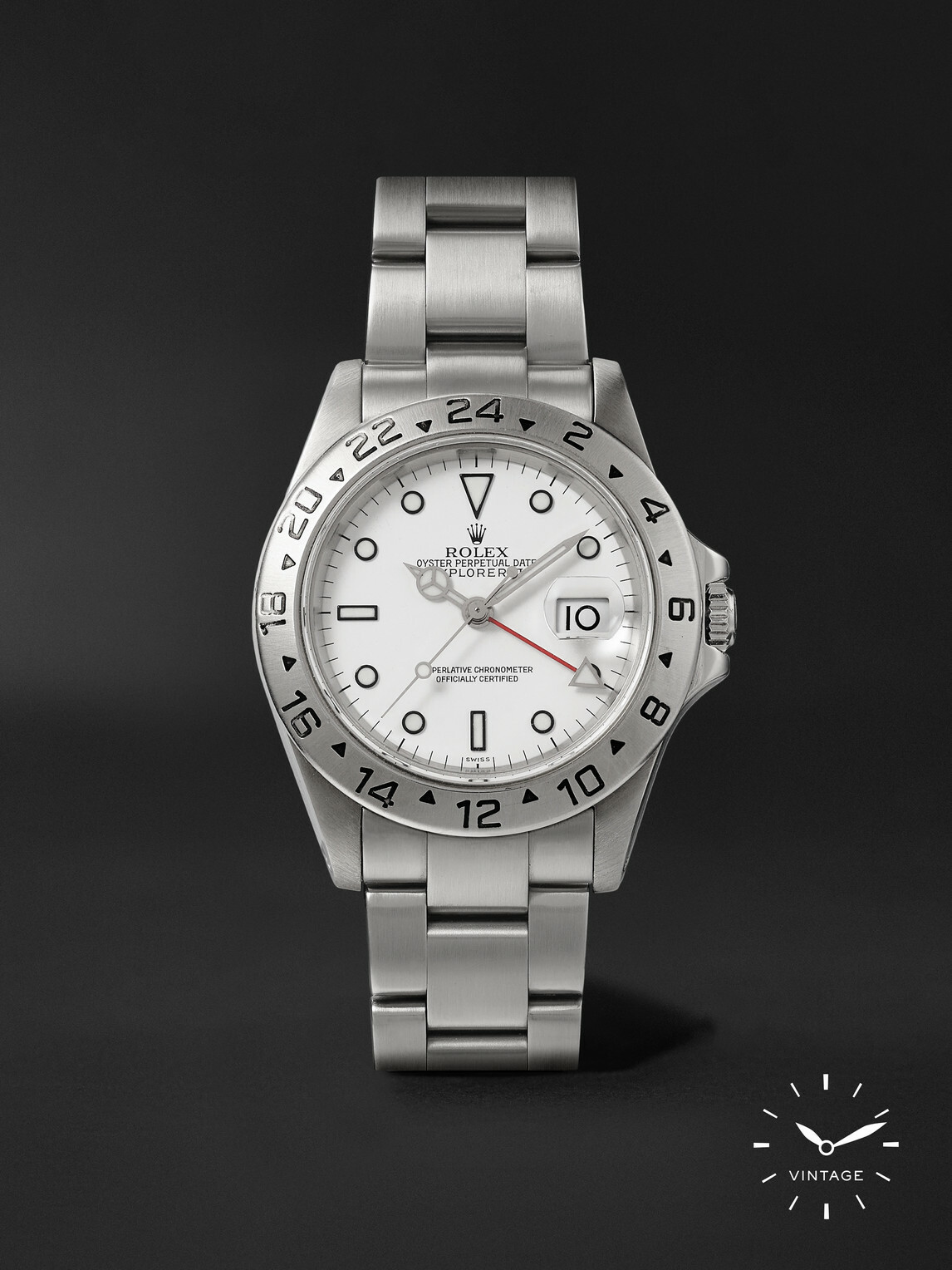 Stephanie Windsor - Pre-Owned 2002 Rolex Explorer II Automatic 40mm Stainless Steel Watch, Ref. No. 16570