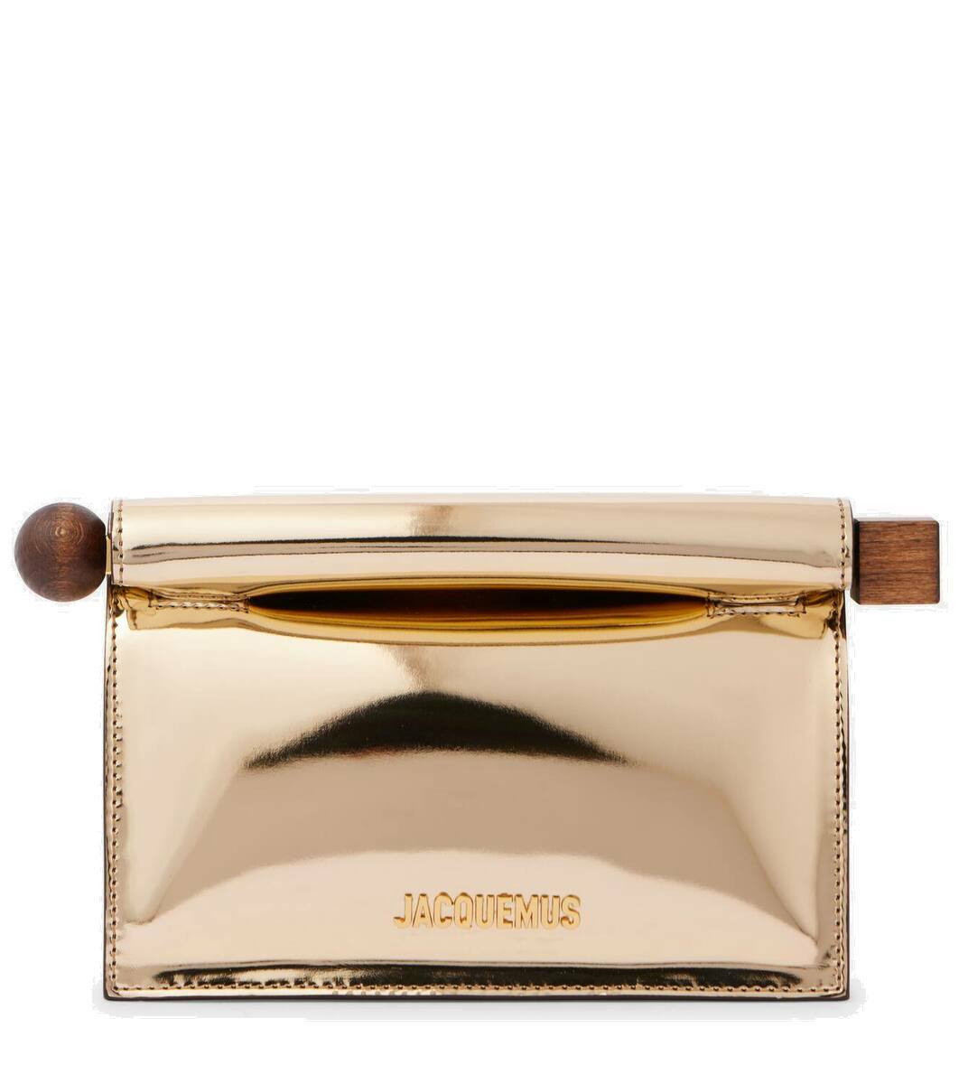 Jacquemus Rond Carré Small faux leather clutch Jacquemus