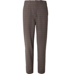 nanamica - Club Gingham Wool-Blend Hopsack Suit Trousers - Brown