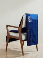Blue Blue Japan - Nenrin Patchwork Cotton and Linen-Blend Blanket