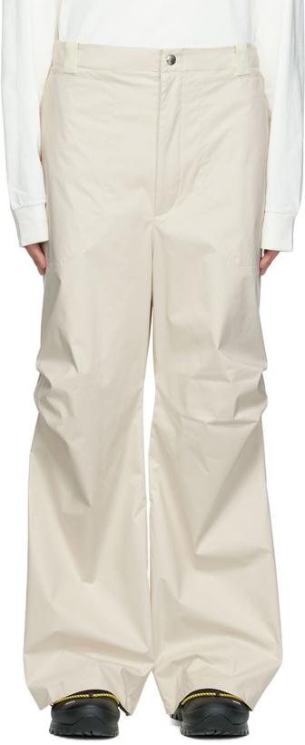 Photo: Moncler Genius 2 Moncler 1952 Off-White Loose Trousers